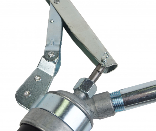 Насос RF-490B ручной рычажный телескопический с краником для раздачи масла на бочку (пр.-ть 340гр./ход, раб. t  -20+40гр.) ROCKFORCE /1/8