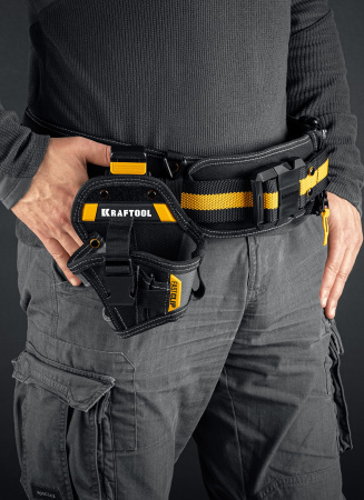 KRAFTOOL KH-5C кобура для шуруповерта с быстросъёмным креплением FastClip, компактная (38770)