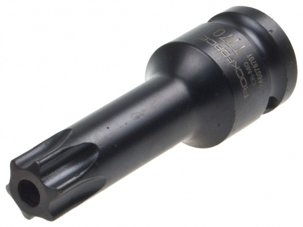 Головка-бита TORX ударная 1/2", TH70 с отверстием ROCKFORCE RF-24607870T /1