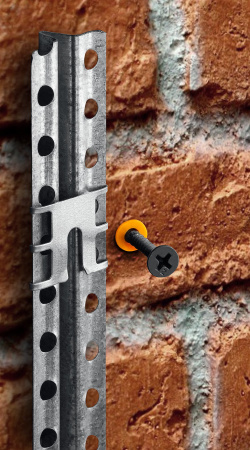 ЗУБР КРЕММЕР-100, 100 шт, крепление для установки маячковых профилей (30950-100)