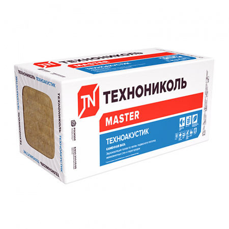Утеплитель Технониколь Техноакустик 1200х600х50 мм, 6 шт