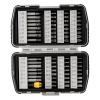 Набор бит, магнитный адаптер, CrV, пластиковый кейс, 64 шт. Matrix