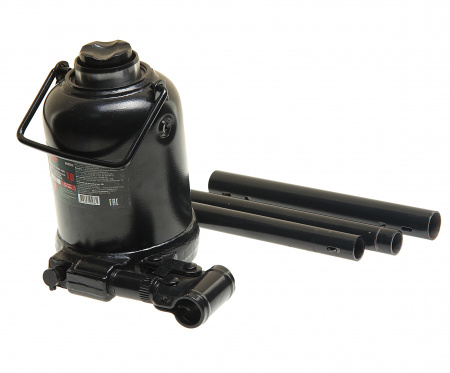 Домкрат гидравлический RF-TH81003 бутылочный с двумя штоками 10т (выс.подъема 182-375мм) ROCKFORCE /1