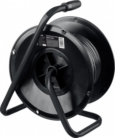 STAYER S-207, ПВС, 2 х 0.75 мм2, 20 м, 2200 Вт, удлинитель на катушке (55073-20)