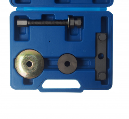 Набор RF-905T5 инструментов для замены сайлентблоков заднего подрамника Ford Mondeo 4пр., в кейсе ROCKFORCE /1 Набор RF-905T5 инструментов для замены сайлентблоков заднего подрамника Ford Mondeo 4пр., в кейсе ROCKFORCE /1