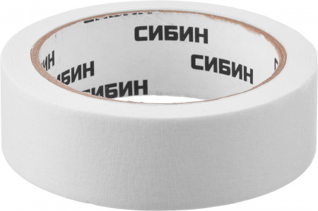 СИБИН 30 мм х 25 м, креповый, Малярный скотч (12111-30)