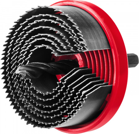 ЗУБР 7 шт, (26-32-38-45-50-56-63 х 18 мм), наборная кольцевая пила по дереву (29593-H7-18)