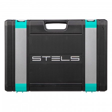 Набор инструментов, 1/2",3/8", 1/4", CrV, пластиковый кейс 142 предмета Stels Набор инструментов, 1/2",3/8", 1/4", CrV, пластиковый кейс 142 предмета Stels