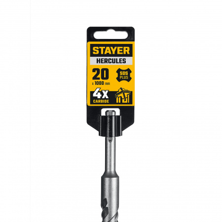 STAYER HERCULES-4Х 20x1000 мм, SDS-plus бур (29290-1000-20)