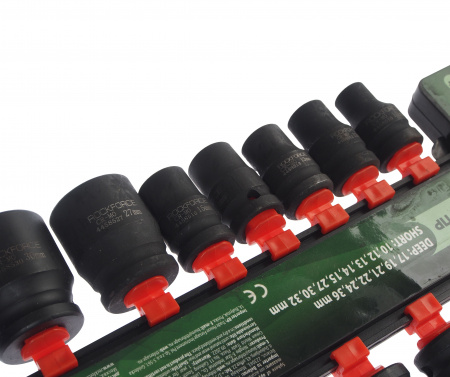 Набор головок RF-4149MPB ударных комбинированный 14пр.,1/2", 6гр. (короткие:10,12-15,27,30,32мм;глубокие:17,19,21,22,24,36мм),на пластиковом держателе