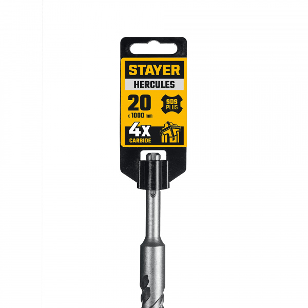 STAYER HERCULES-4Х 20x1000 мм, SDS-plus бур (29290-1000-20)