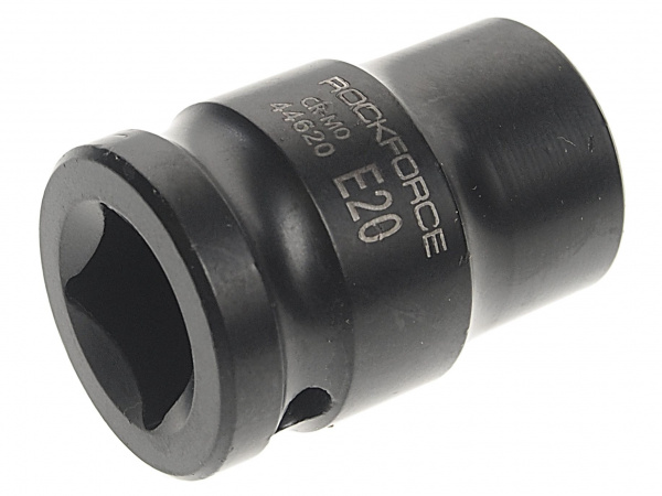 Головка торцевая TORX ударная 1/2", E20 ROCKFORCE RF-44620 /1/10/240 Головка торцевая TORX ударная 1/2", E20 ROCKFORCE RF-44620 /1/10/240