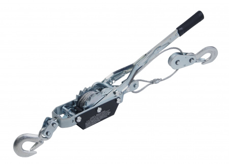 Лебедка RF-TRK8021 рычажная тяговая, 2т (двойное зубч. колесо, диаметр троса-5мм, длина троса- 1.5/3м) ROCKFORCE /1