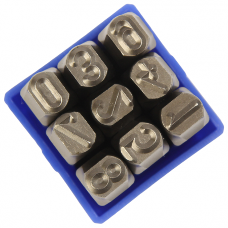 JTC Клейма цифровые 8мм (HRC 60+-2град. DIN 1451) JTC