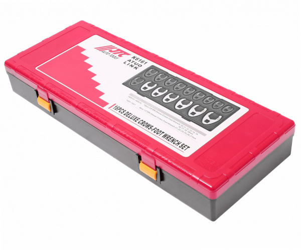 JTC Набор ключей разрезных 10-19мм 3/8" , 21-27мм 1/2" односторонних 16 предметов в кейсе JTC JTC Набор ключей разрезных 10-19мм 3/8" , 21-27мм 1/2" односторонних 16 предметов в кейсе JTC