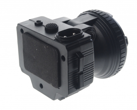 Фонарь UF-5366 1 LED BLACK головной  с аккумулятором, 2 режима 220V ULTRAFLASH /1/5/100