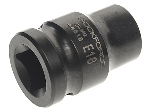 Головка торцевая TORX ударная 1/2", E18 ROCKFORCE RF-44618 /1/10/240
