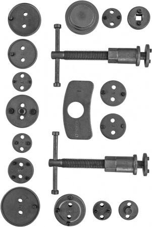 ACPTK18 Приспособление для возврата поршней дисковых тормозных механизмов в наборе, 18 предметов