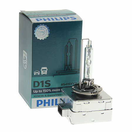 Автолампа D1S (35) PK32d-2+150% Xenon X-treme Vision gen2 4800K  85V PHILIPS /1/2