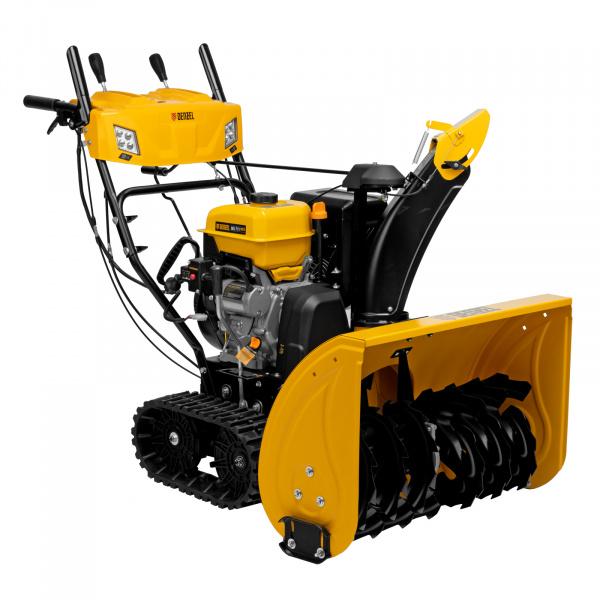 Бензиновая снегоуборочная машина SBL 711DT PRO, 420cc, гусеницы, эл.старт, блок. дифф.// Denzel 