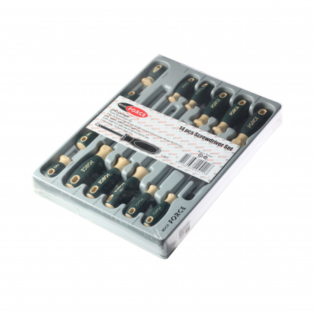 Набор отвёрток RF-2142:(SL 3,3.5,4,5.5x2,6.5x2,8.PH 0,PH 1x2,PH 2x2,PH 3) 14пр.ROCKFORCE /1/5