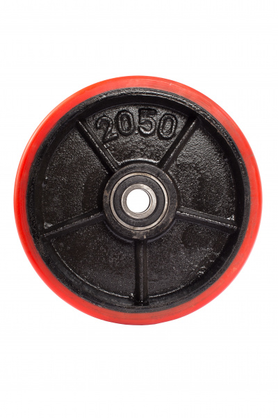 Колесо полиуретан 200х50 мм с подшипником для тележек гидравлических BF/WB/RHP/BFS