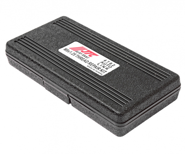 JTC Набор инструментов и вставок для восстановления резьбы М14х1.25мм L=12.4мм 9 предметов JTC