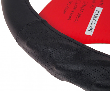 Оплетка руля MIS-2013LT06I(M) BLACK кожа MISTAR /1/25