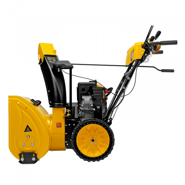 Бензиновая снегоуборочная машина SBM 610S PRO, 212 cc, электростартер, фара, обогрев Denzel 