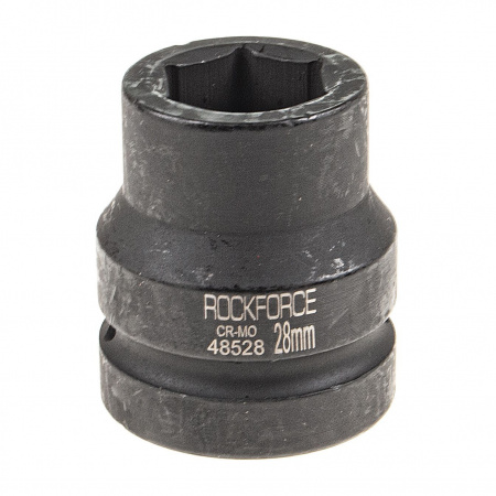 Головка торцевая  28мм 1" 6-гранная ударная L=60мм ROCKFORCE RF-48528 /1/50 Головка торцевая  28мм 1" 6-гранная ударная L=60мм ROCKFORCE RF-48528 /1/50
