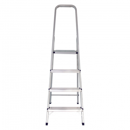 Стремянка усиленная, 4 ступени, алюминиевая, Россия, MTX