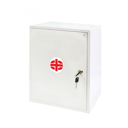 Аптечка ФЭСТ №7.3 металлический шкаф, малый 250х310х100 мм - артикул 1063