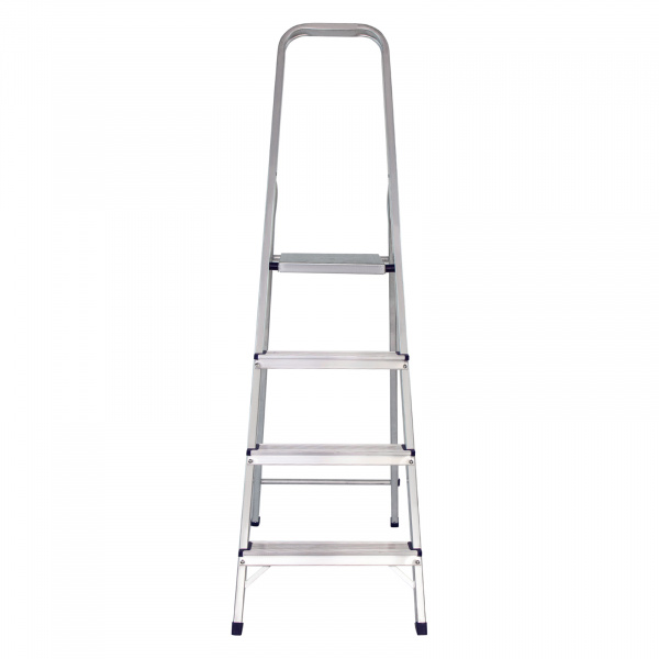 Стремянка усиленная, 4 ступени, алюминиевая, Россия, MTX