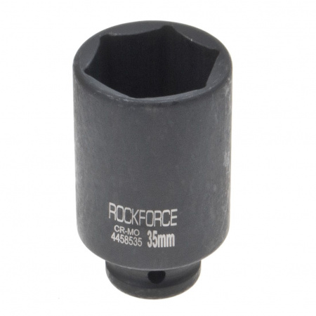 Головка торцевая 35мм 1/2" 6-гранная ударная удлиненная L=80мм ROCKFORCE RF-4458535 /1/50