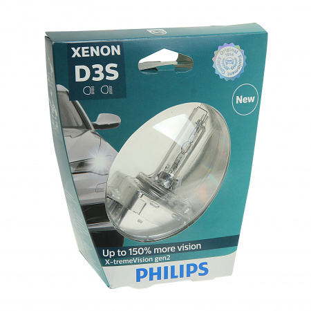 Автолампа D3S (35) PK32d-5+150% Xenon X-treme Vision gen2 4800K (блистер) 42V PHILIPS /1/2