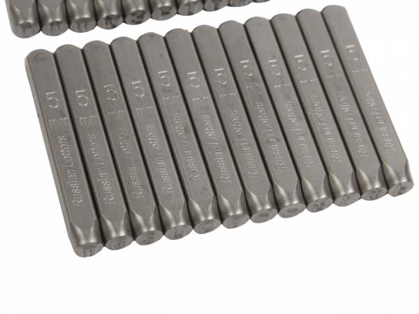 JTC Клейма буквенные кириллица 5мм (HRC 60+-2град. DIN 1451) JTC