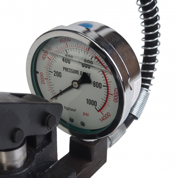 Насос гидравлический RF-0100-2B-2CB усиленный с манометром 10т(обьем масла-0,5л.давления-630 bar) ROCKFORCE /1