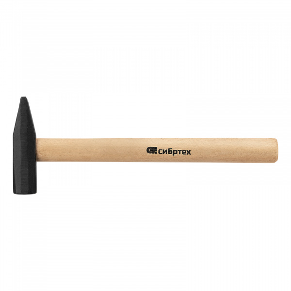 Молоток слесарный 800 г, квадратный боек, деревянная рукоятка Сибртех