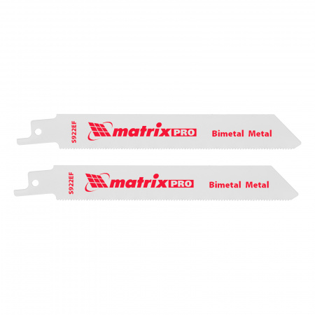 Полотна по металлу для сабельной пилы S922EF 125/1.4 мм, Bimetal, 2 шт, Pro Matrix