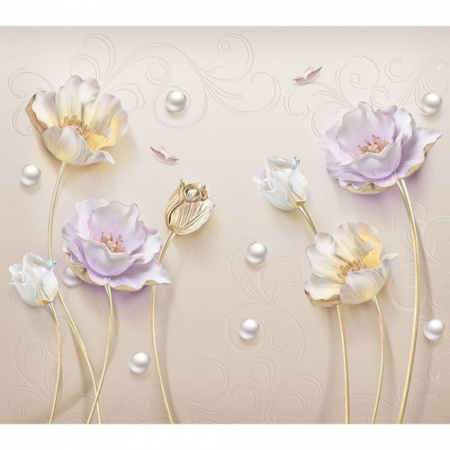 Маки, Жемчуг Фотообои VIP 12л 294х260см (Тула)