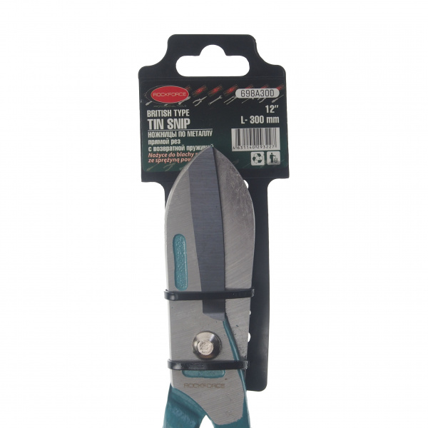 Ножницы RF-698A300 по металлу "прямой рез" 12" (300мм) ROCKFORCE /1