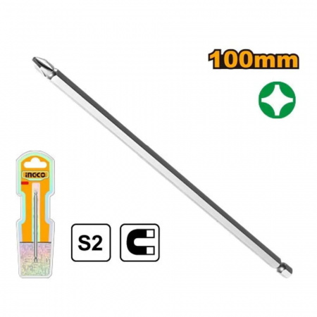 Бита PH2 100мм, 1шт INGCO SDB61HL1001*