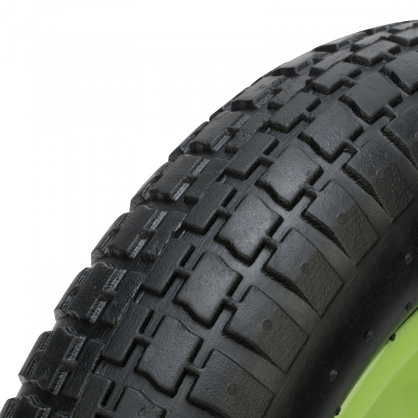 Колесо пневматическое 3.00-8, длина оси 90 мм, внутренний подшипник D 16 мм Сибртех Колесо пневматическое 3.00-8, длина оси 90 мм, внутренний подшипник D 16 мм Сибртех