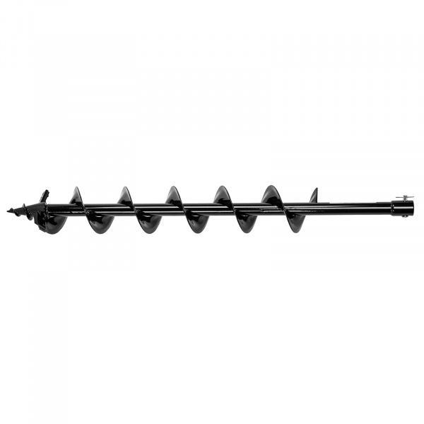 Шнек для грунта ER-100, диаметр 100 мм, длина 800 мм,соединение 20 мм, съемный нож Denzel