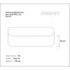 Лента шлифовальная 150x1220 мм, P60, 5 шт Gigant GB-021