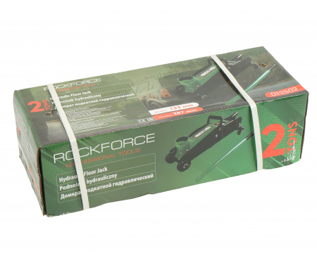 Домкрат гидравлический RF-DT2502 подкатной 2т (h min 133мм.h max 387мм) ROCKFORCE /1