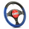 Оплетка руля AP-2022 BLACK/BLUE (M) софттач + синтетический нубук, AUTOPROFI 1/20