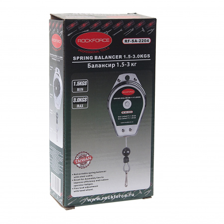 Балансир RF-SA-2204 пружинный в металлическом корпусе (1,5-3кг) ROCKFORCE /1