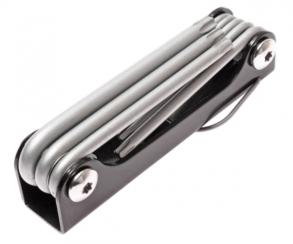 JTC Набор ключей TORX Т9Н-Т40Н складных с отверстием 8 предметов JTC JTC Набор ключей TORX Т9Н-Т40Н складных с отверстием 8 предметов JTC