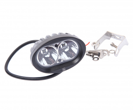 Фара рабочего света W-120S овальная, дальний свет 20W (97х63х65мм) 10-30V ВЫМПЕЛ /1/20